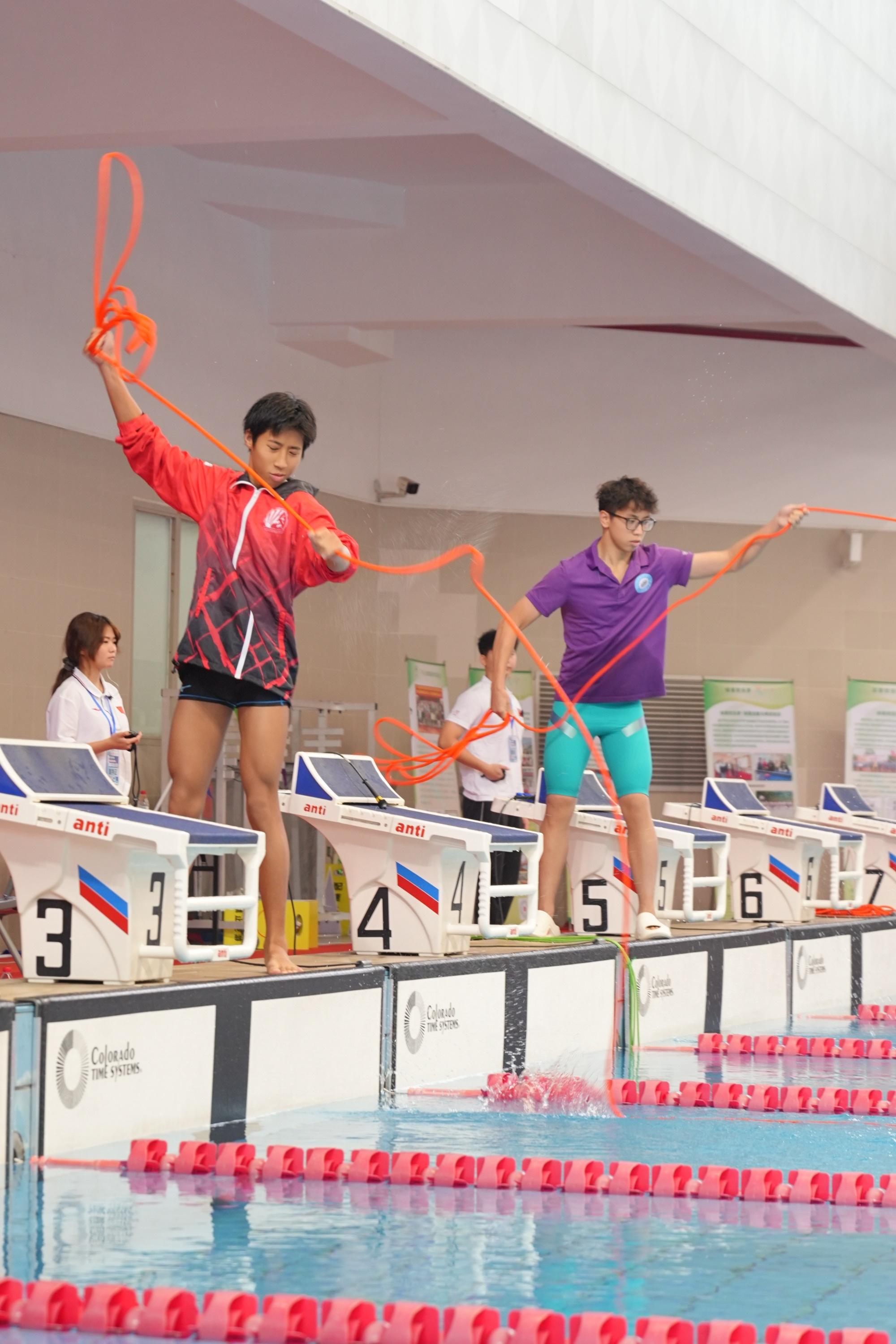 九游体育:第二届大湾区游泳救生技能精英挑战赛鸣金(图3)