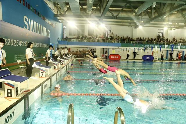 “中国体育彩票杯”2025年北京市体育传统项目学校游泳比赛举行(图7)